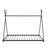 Metal House Platform Bed with Triangle Structure-2021672671
