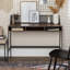 Arcadia Metal Base Writing Desk-752034209
