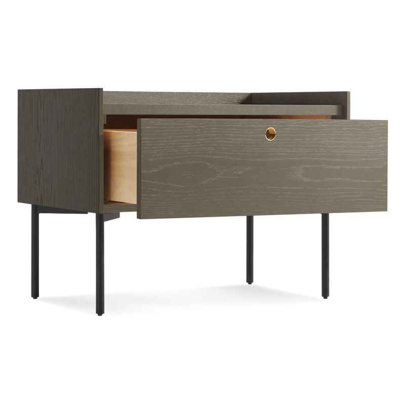 Peek 1 - Drawer Nightstand, Dark Olive