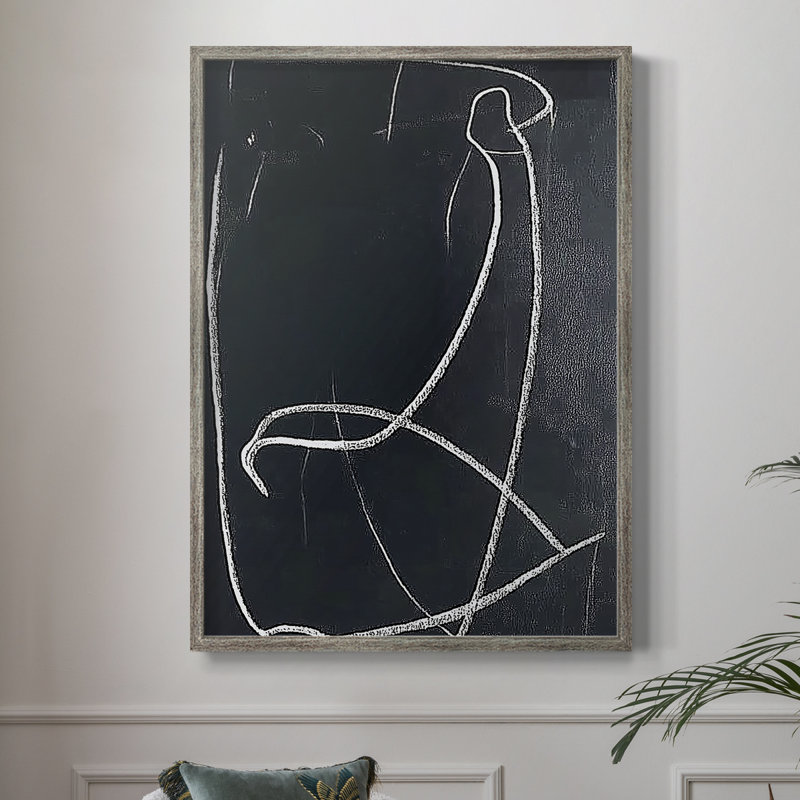 ABSTRACT Series DCX III, reproduction encadrée - bois massif, H 11 po x l 9 po