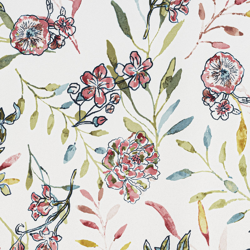 Bourdeilles Floral Tailored Window Valance