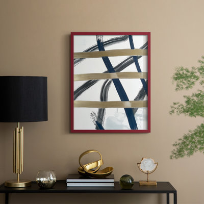 Abstract LIII Framed Print - Ready To Hang - Made in USA