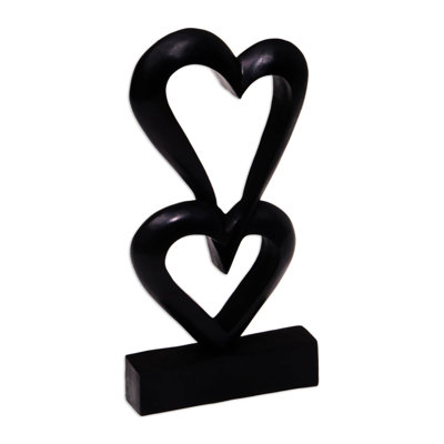 Sculpture romantique en bois Cytheria