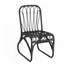 Chaises de salle à manger d'extérieur en osier avec coussin lavable PE-407569790