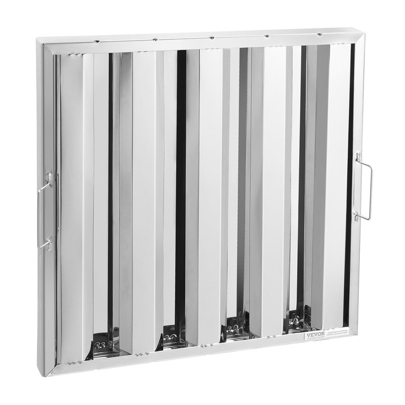Jaquane 19.5Wx19.5H Inch Commercial Hood Filter Range Hood Baffle Stainless Steel