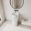 Lavabo sur pied de 33 po de hauteur pour salle de bain sur pied