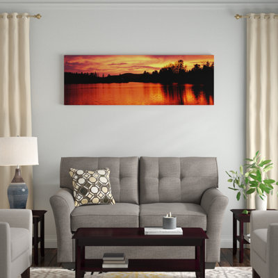 " Lake At Sunset, Vermont "