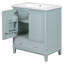 Meuble-lavabo 30 po avec lavabo en céramique