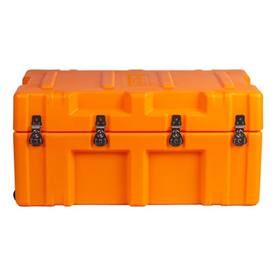 The Iron Brick® Trunk - STRONGEST College Trunk - Orange