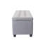 Banc de rangement rembourré en tissu Bacca-134365401