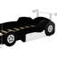 Lit plateforme simple avec roulettes