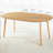 Oak - Colored Extensible Table For Dining Or Office Use, Top, Metal Legs, 140x100x75cm, Exquisite Design Traits Table, Colored, Unique Elements-1435496382-1435496377