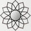 Miroir d'appoint Barnabas Sunburst