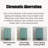 Blue Solid + Manufactured Wood Accent Cabinet