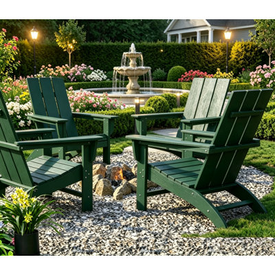 Barbour Greenture Plastic/Resin Adirondack Chair