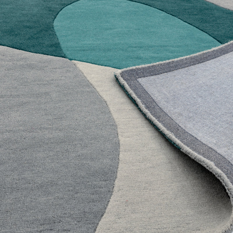 Wade Abstract Wool Hand Woven Area Rug, Rectangle 160 x 230cm