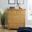 Cooksey 85cm W 5 - Drawer Chest of Drawers-1123138036