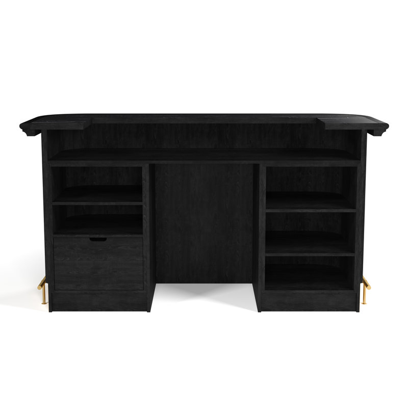  Bar à cocktail avec repose-pieds de 84 po Prohibition Series by RAM Game Room