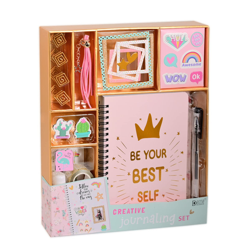 Ensemble de journal de bricolage pour fille