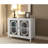 White Console Table With 2 Doors