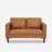 Jordy 54.5'' Faux Leather Loveseat-287458530