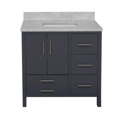 Kiara 36'' Single Bathroom Vanity with Top