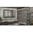 Chouchanik Recessed and Surface Framed 3 Door Medicine Cabinet with Mirror and Shelves-1196920665-1196920668