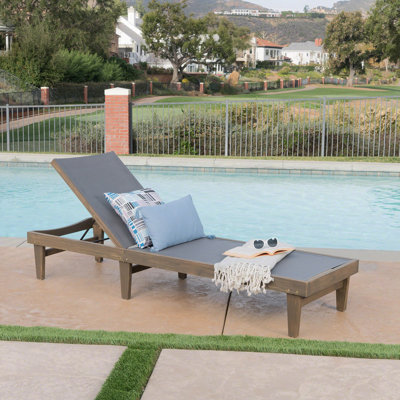 Chaise longue Summer Summer - gris foncé