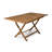 Nayoun 4 - Person Acacia Wood Patio Dining Set with Rectangular Table