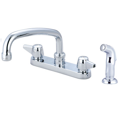 Central Brass Kitchen Faucet with Side Spray