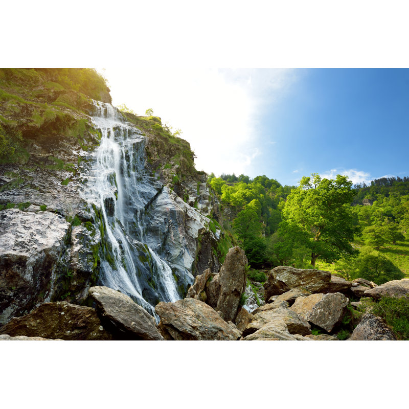 Majestic Water Cascade by MNStudio - Wrapped Canvas Print, 61cm H x 91cm W