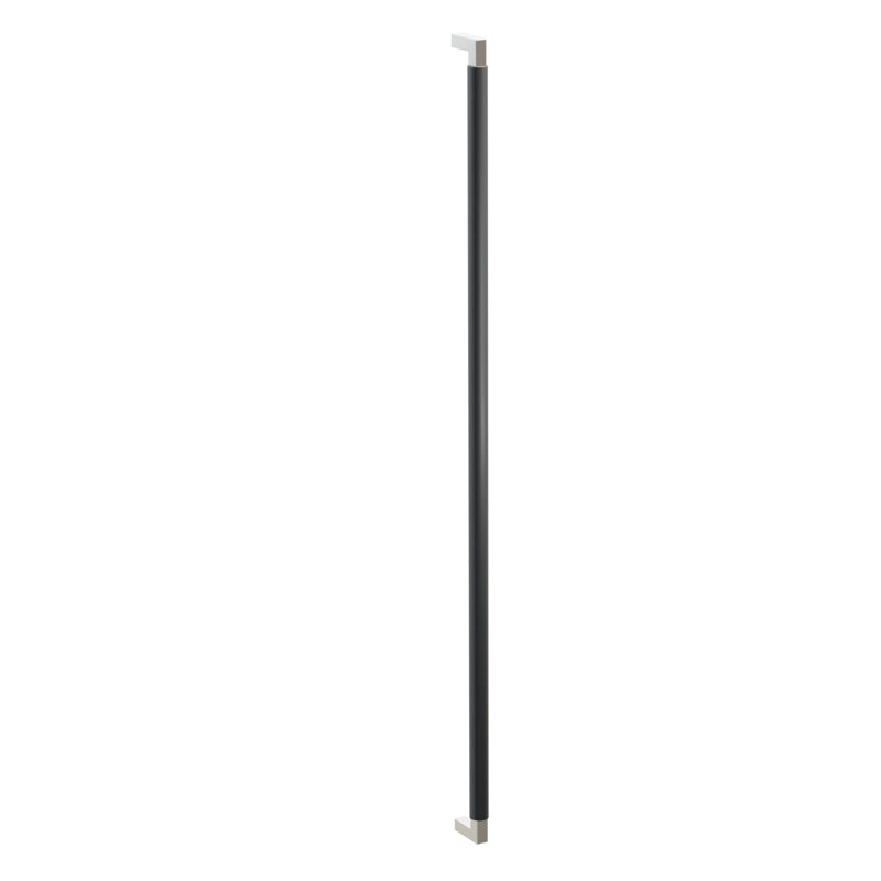 Poignée électroménager Emtek, Polished Nickel/Flat Black