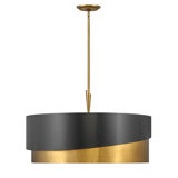 Gigi 8 - Light Unique / Statement Drum Chandelier