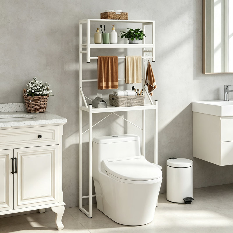 Freestanding Over the Toilet Storage