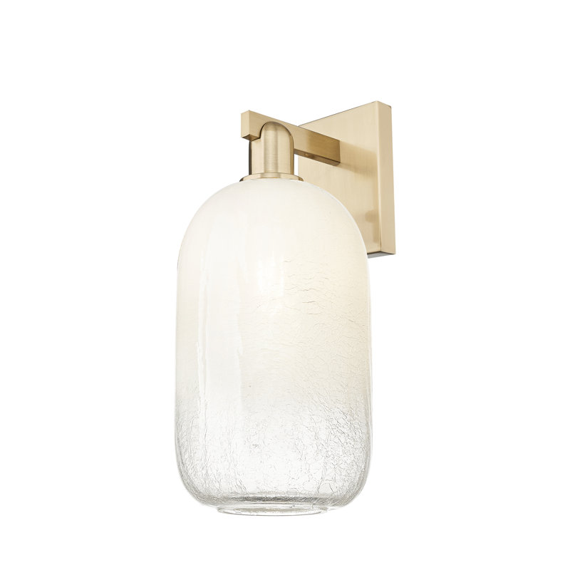 Maestas - 1 Light Wall Mount Sconce, Opal, Champagne Bronze