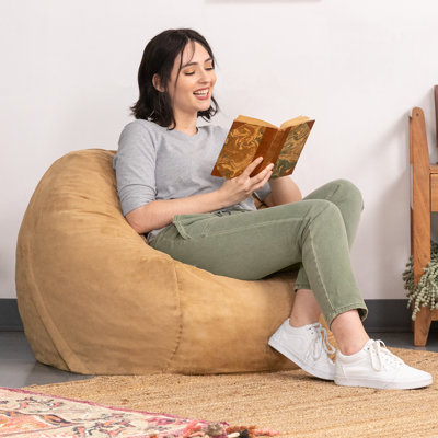 Saxx 3 Foot Round Bean Bag w/ Removable Cover