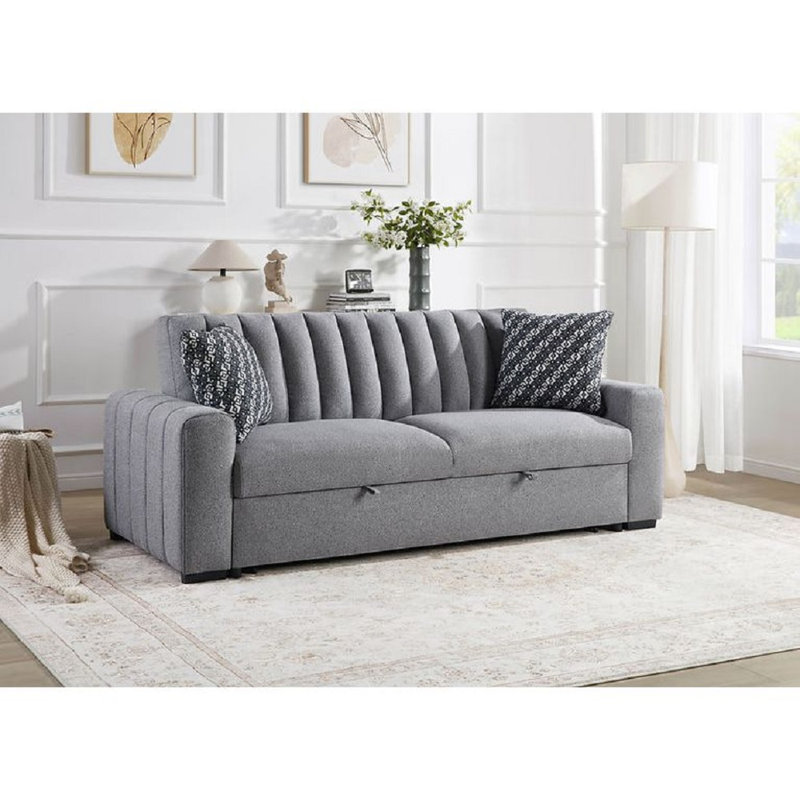 Ensemble de canapé-lit et causeuse Thame Grey Boucle