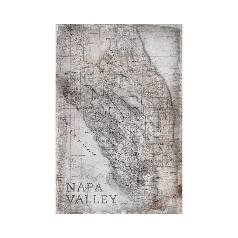 Napa Valley by PI Galerie - Wrapped Canvas Print, 20.32 cm H x 30.48 cm W