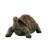 Xbrand 28"L Brown and Black Concrete/MgO Walking Tortoise Statue, Indoor or Outdoor Décor, Garden Sculptures, Turtle Garden Statue