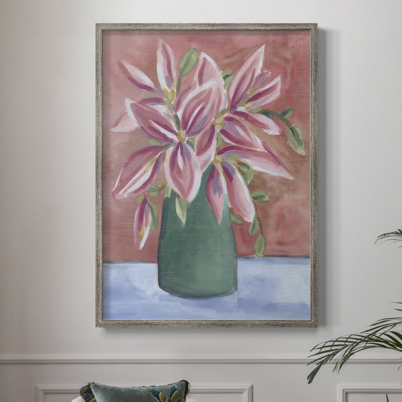«Garden Parlor I», reproduction encadrée - bois massif, H 11 po x l 9 po