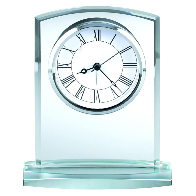 Elegant Glass Table Clock