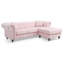 Canapé (3 boîtes) Glory Furniture, rose