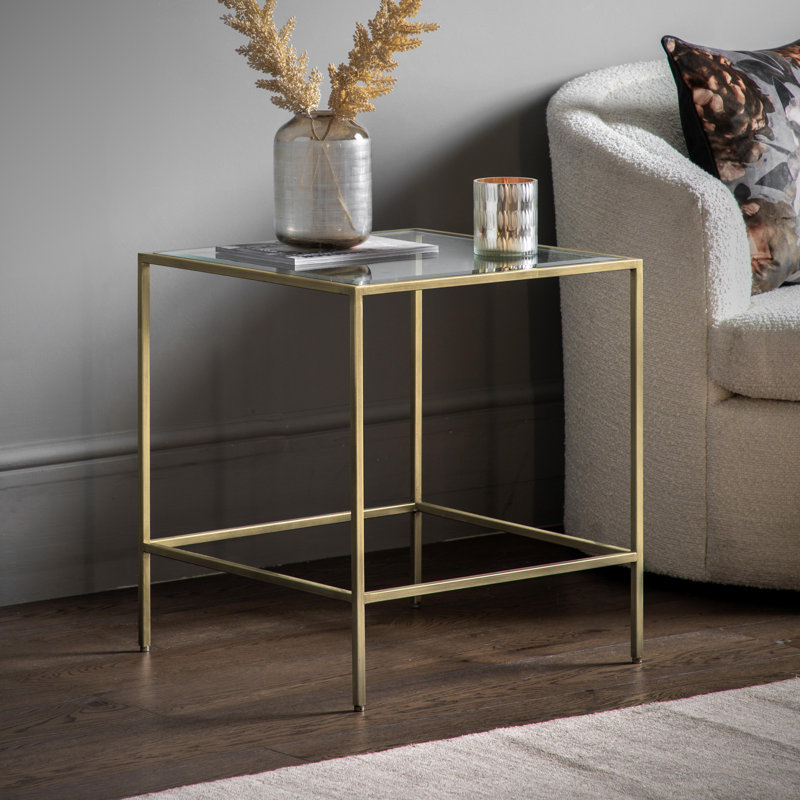 Carmo End Table, Champagne