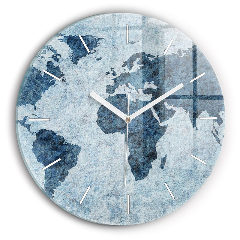 Glass Wall Clock