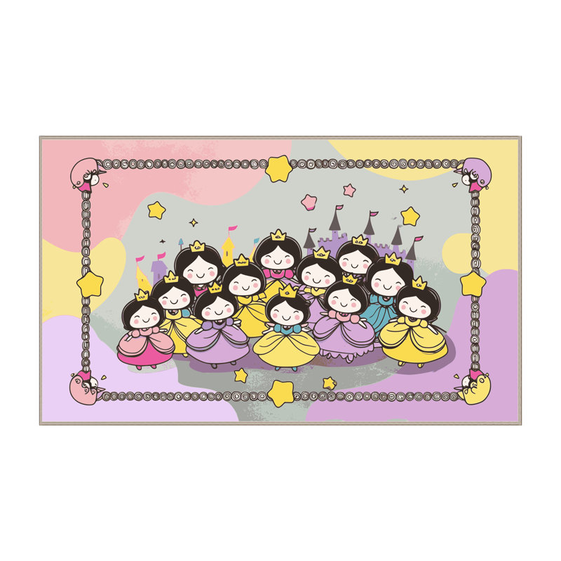 Tapis fantaisie East Urban Home, Rectangulaire 8 pi x 10 pi