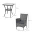 2 - Person Patio Dining Set with Square Table , Cushions Included-1061845606