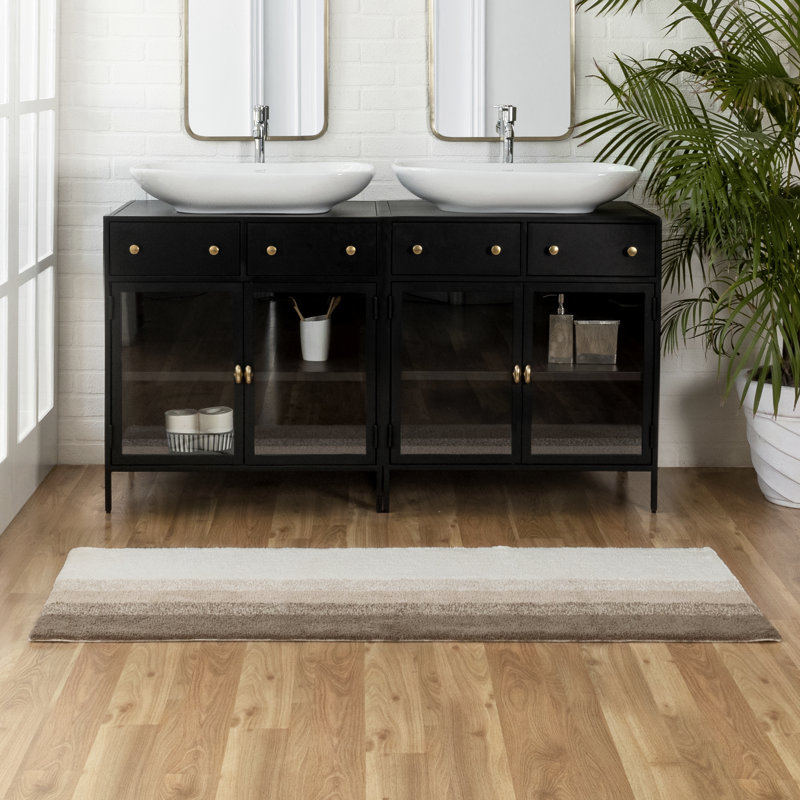 Tapis de bain Raul, Marron, l 24 po x L 60 po