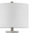 23.25" Distressed Gray Table Lamp LED Integrated