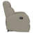 Beige Manual Reclining Loveseat