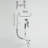 Commercial Restaurant Pull Down 2-Handle Wall Mount Pre-Rinse Spray Utility Kitchen Faucet-108063499